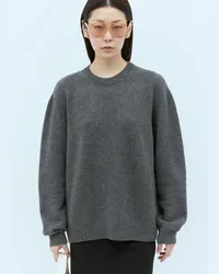 Miu Miu Cashmere Crewneck Sweater Grey