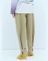 Burberry Side Buckle Pants Beige