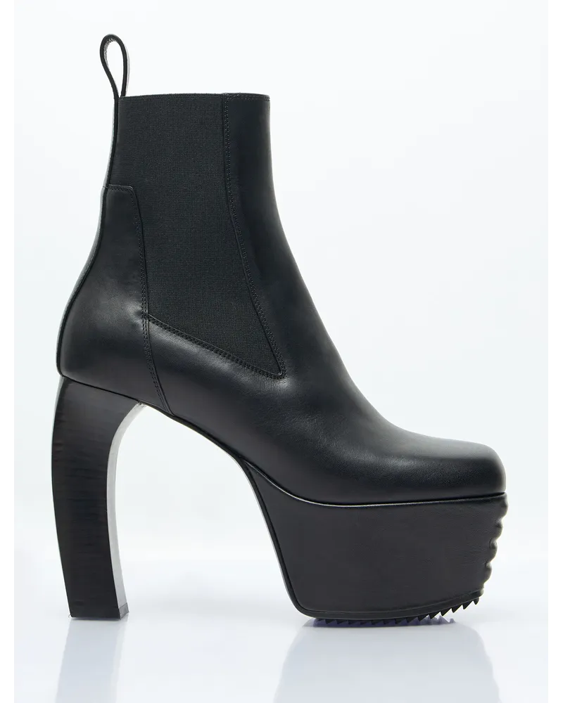 Rick Owens Beatle Banana Boots Black