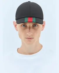 Gucci Web Baseball Cap Black