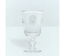 Set Of Two Lion Wine Glasses