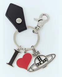 Vivienne Westwood I Love Orb Keyring Silver