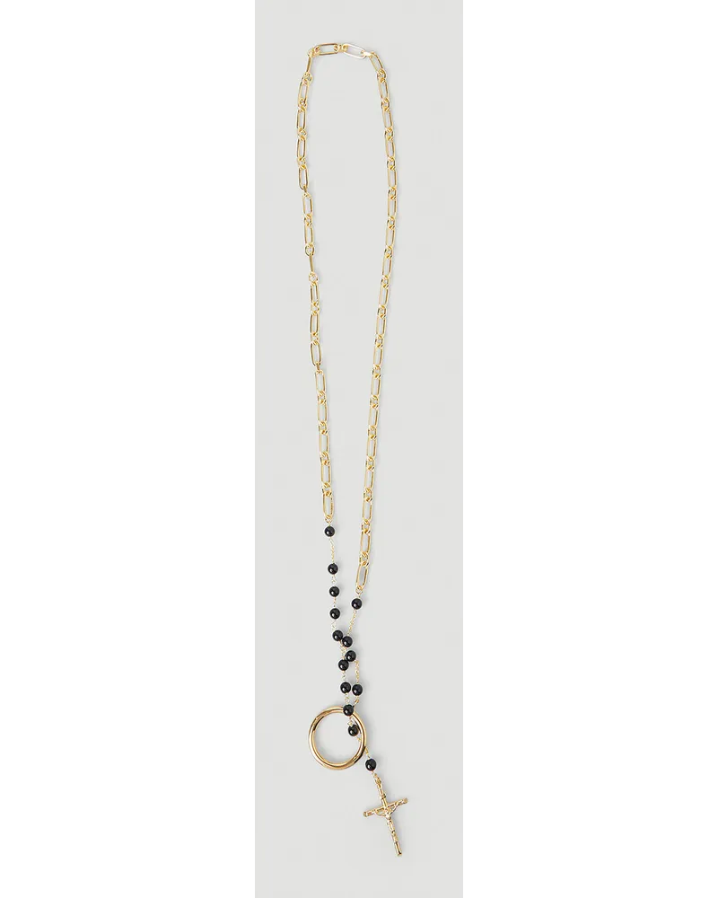 Dolce & Gabbana Rosary Necklace Gold
