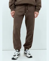 Lanvin Side Curb Track Pants Brown