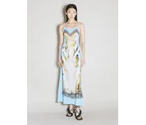 Lace Print Maxi Dress