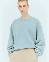 Acne Studios Logo Patch Sweatshirt Blue