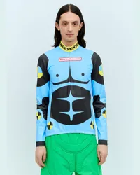 Walter van Beirendonck Dummy Bike Top Blue