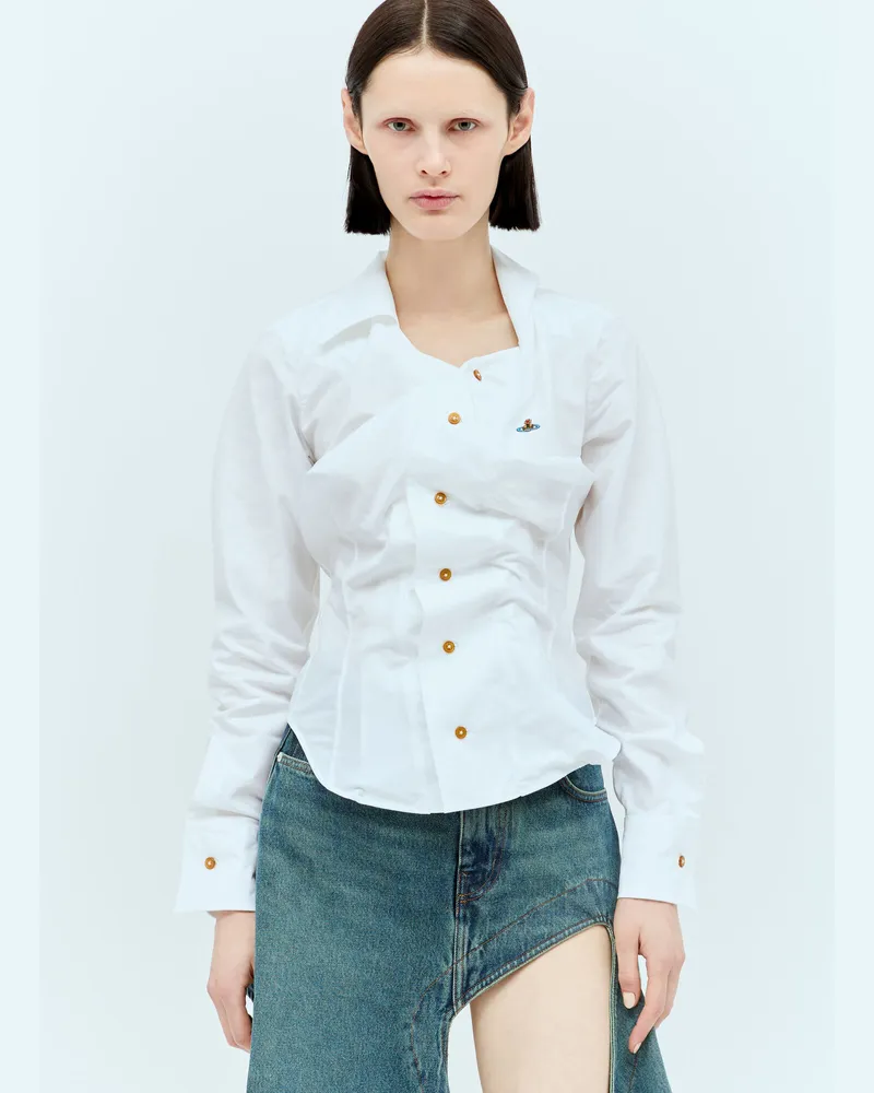 Vivienne Westwood Drunken Shirt White