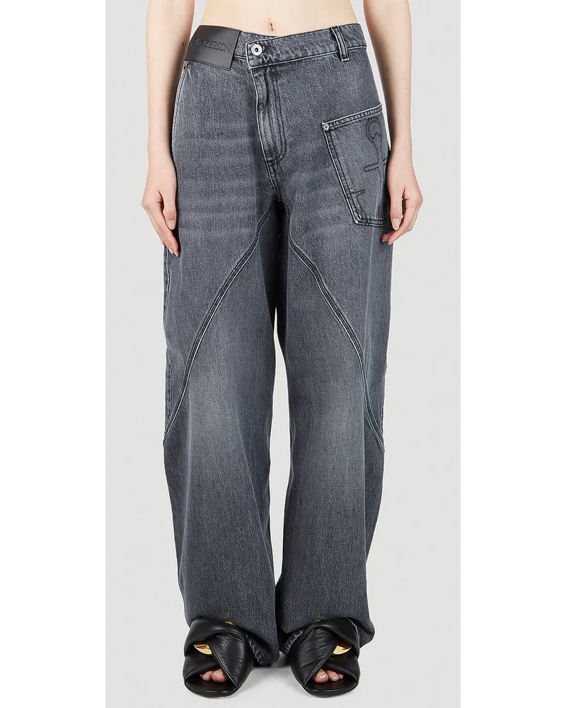 J.W.Anderson Twisted Workwear Jeans Grey