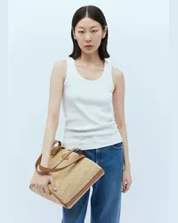 Moncler Hubba Small Tote Bag Beige