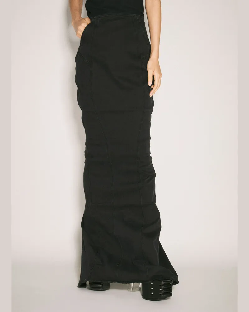 Entire Studios Channel Maxi Skirt Black