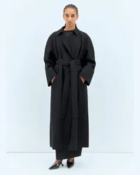 KHAITE Roth Coat Black