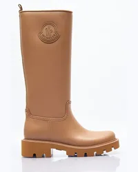 Moncler Kickstream High Rain Boots Camel