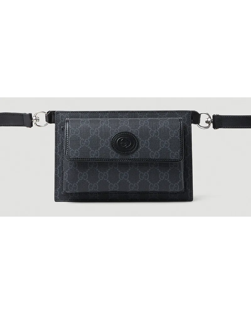 Gucci Gg Supreme Belt Bag Black