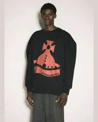 Vivienne Westwood Sunken Orb Sander Sweatshirt Black