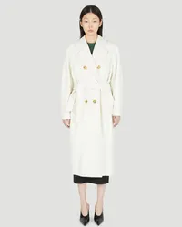 Max Mara Madame 101801 Coat White