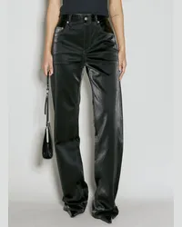 Saint Laurent Long Extreme Baggy Jeans Black