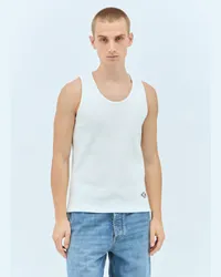 Bottega Veneta Rib Jersey Tank Top White