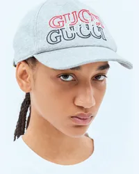 Gucci Logo Embroidery Baseball Cap Grey