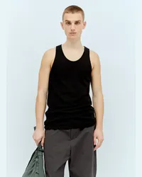 Christophe Lemaire Rib Debardeur Tank Top Black