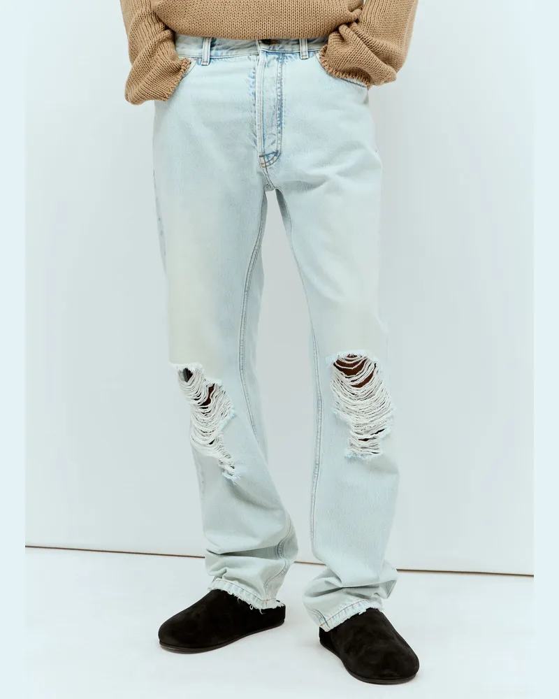 The Row Burted Jeans Blue