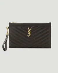 Saint Laurent Monogram Pouch Black