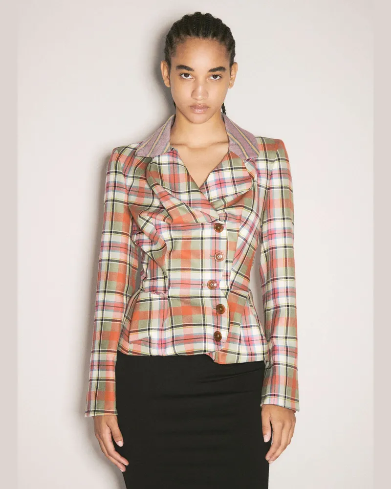 Vivienne Westwood Drunken Tailored Blazer Multicolour