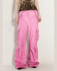 Dolce & Gabbana Cotton Cargo Pants Pink