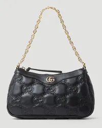 Gucci Gg Matelassé Handbag Black