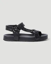 Bottega Veneta Intrecciato Sandals Black