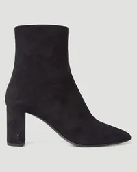 Saint Laurent Lou Ankle Boots Black