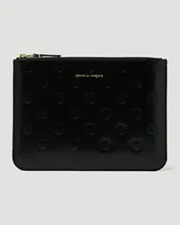 Comme des Garçons Dots Large Pouch Black