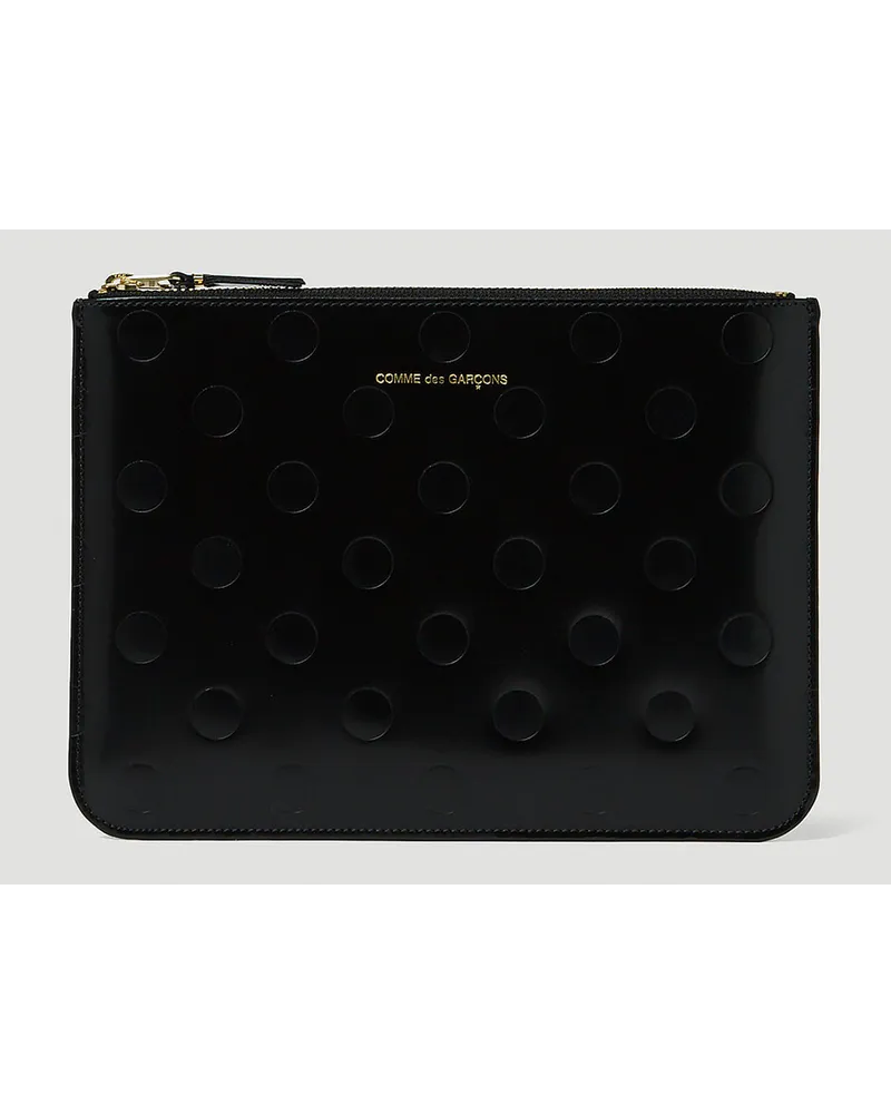 Comme des Garçons Dots Large Pouch Black