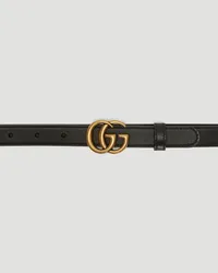 Gucci Gg Marmont Leather Belt Black