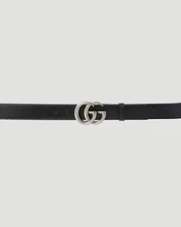 Gucci Gg Marmont Wide Belt Black