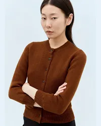 Prada Wool Cardigan Brown