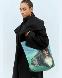 J.W.Anderson Graphic Canvas Tote Bag Multicolour