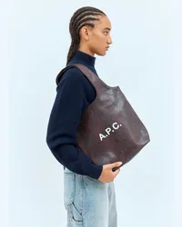 A.P.C. Ninon Small Tote Bag Brown