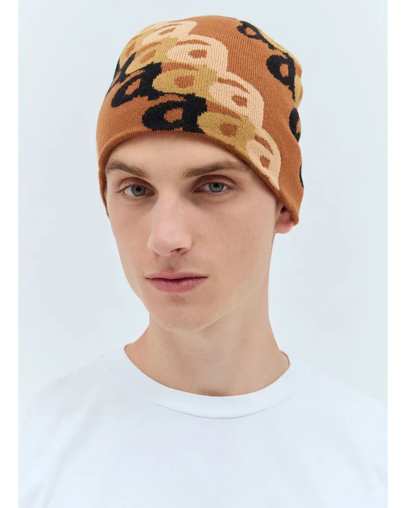 AWAKE NY Triple "a" Beanie Hat Brown