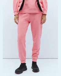 Moncler Embossed Logo Track Pants Pink