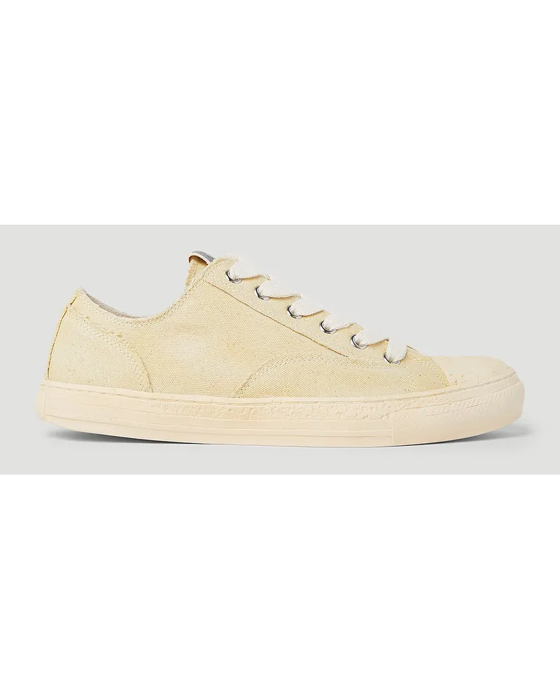 MIHARAYASUHIRO Past Sole Over Dye Low Top Sneakers Beige