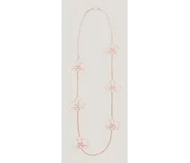 Orchid outline nacklace
