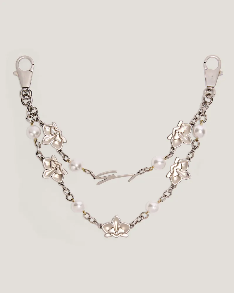 Genny Orchid and pearl charm Multicolor