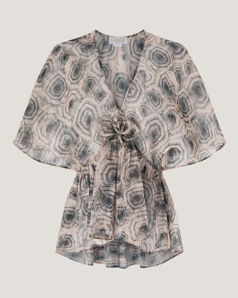 Genny Blouse with turtle print Pink