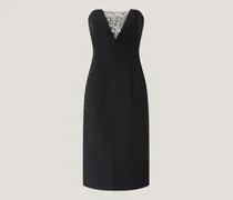 Sheath dress with crystal embroidery