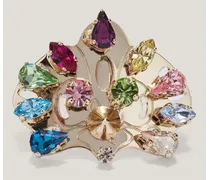 Multicolor Orchid Ring