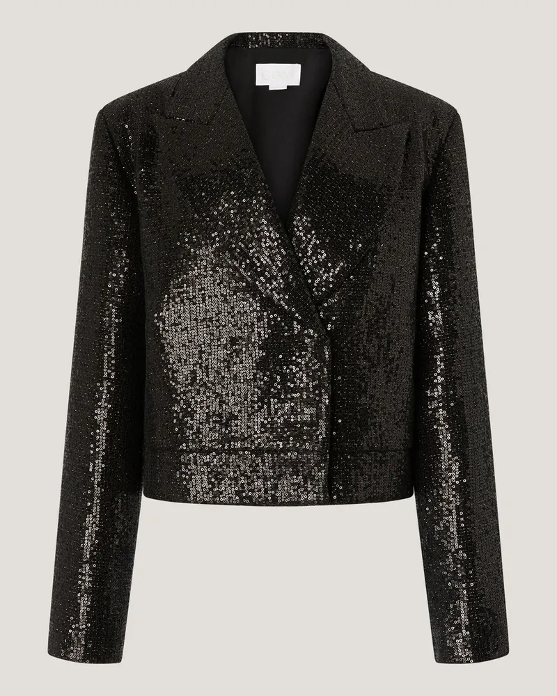 Genny Cropped jacket Black