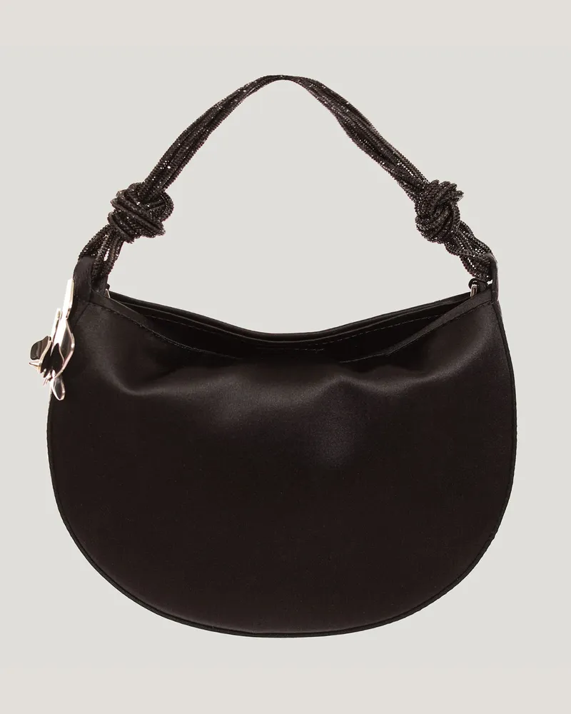 Genny Mini silk Fortune Bag Black