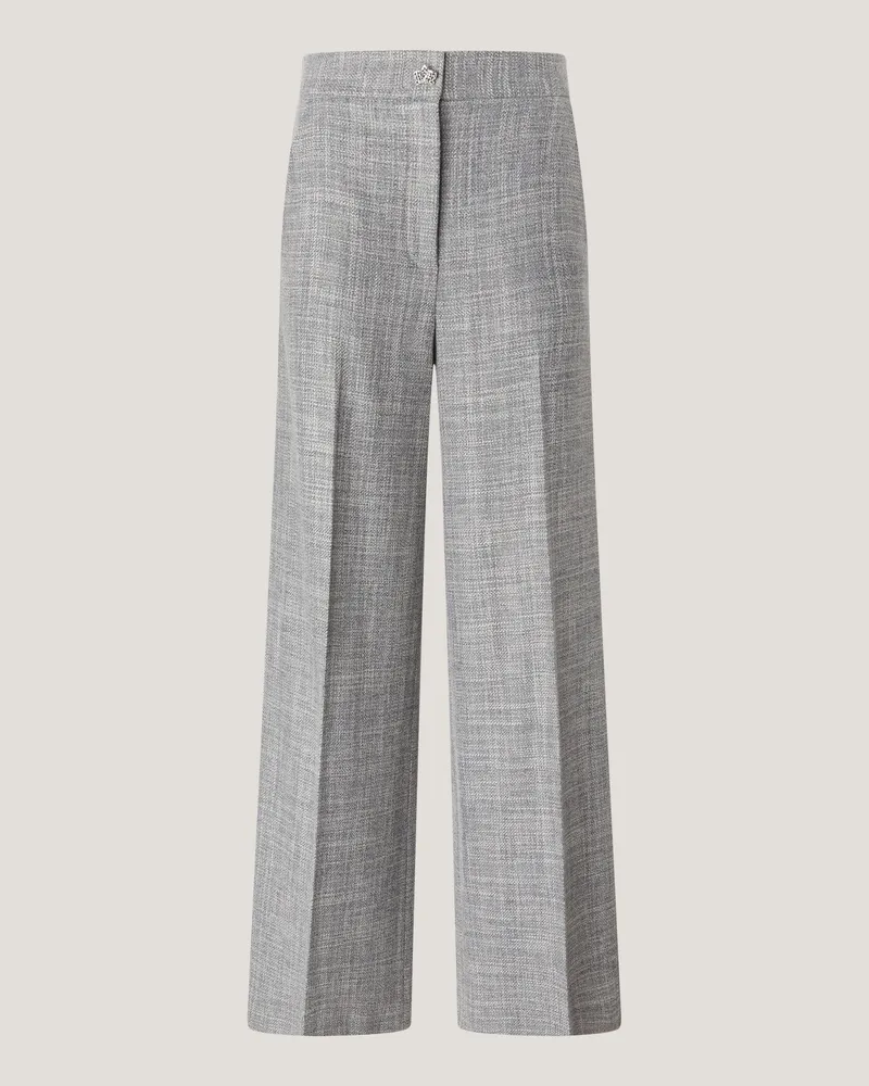 Genny Tailored palazzo trousers Grey