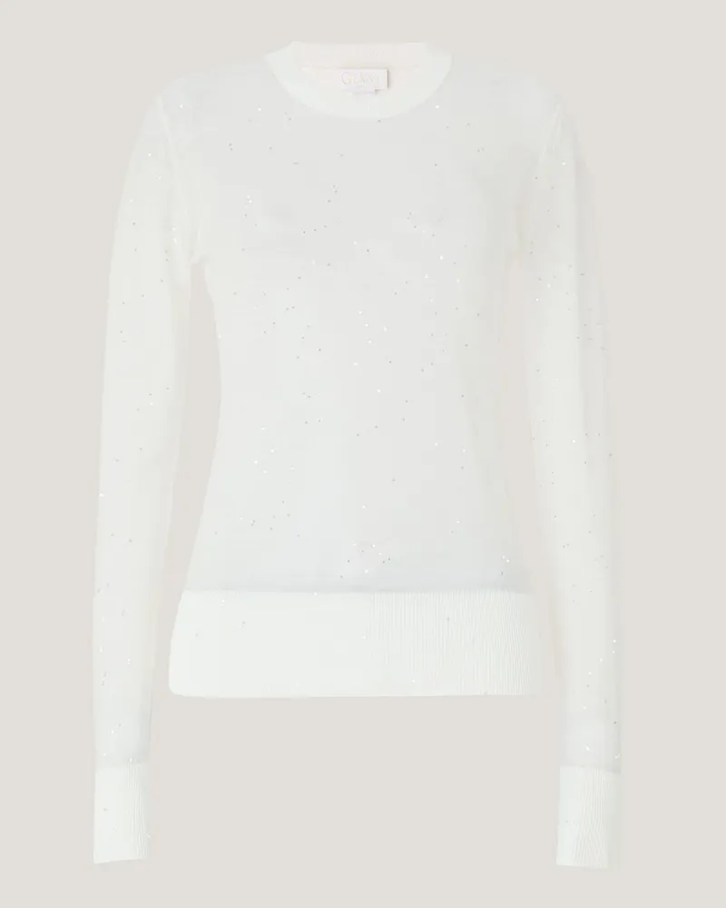 Genny Crewneck wool sweater White